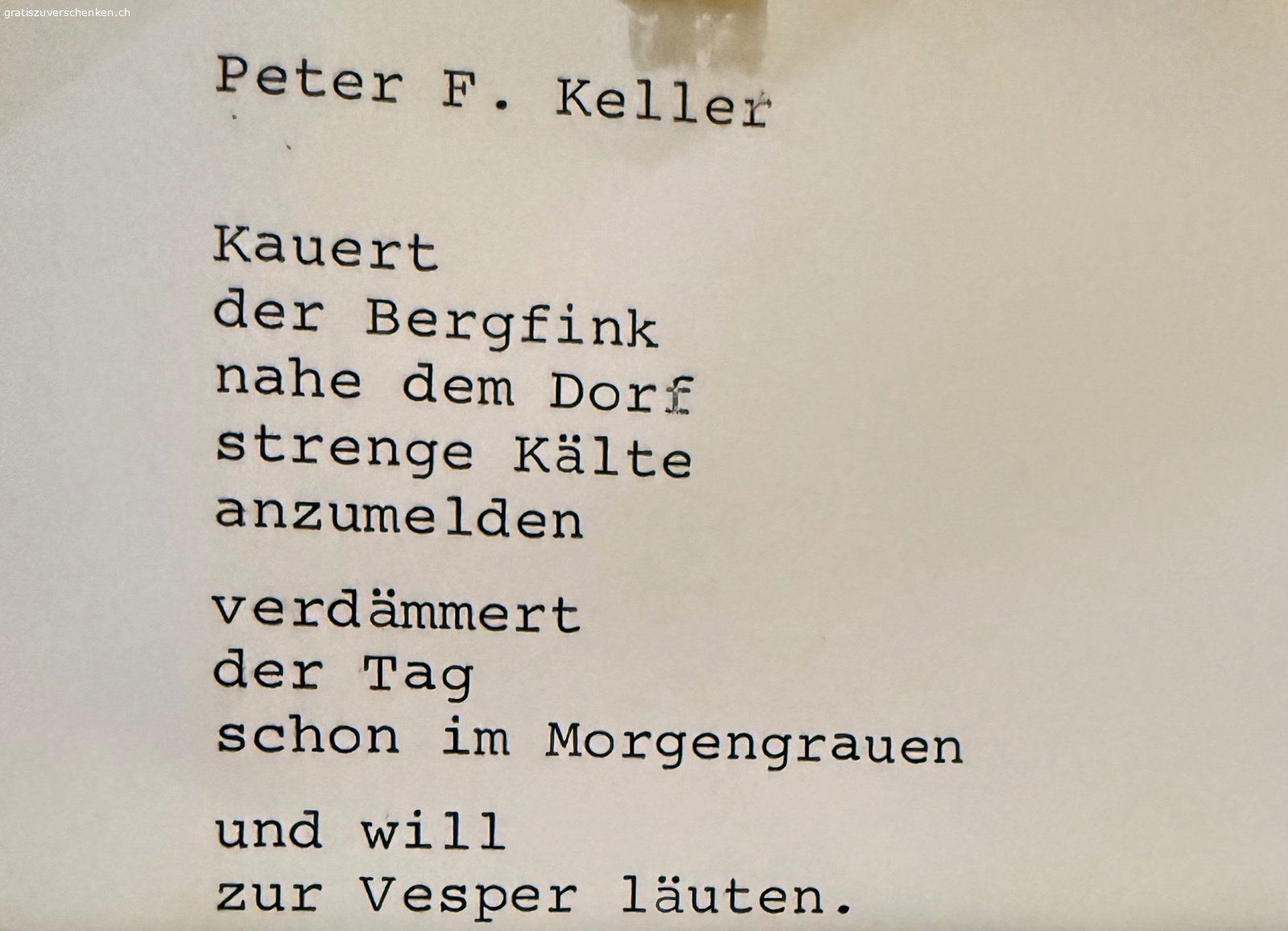 2 eingerahmte feine Zeichnungen von Peter F. Keller. 2 eingerahmte feine Zeichnungen von Peter F. Keller.
Metallrahmen ca.  31 x 41 cm.


Müssen in Küsnacht ZH abgeholt werden!