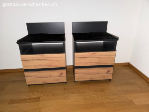 2 Nachtische Super Zustand