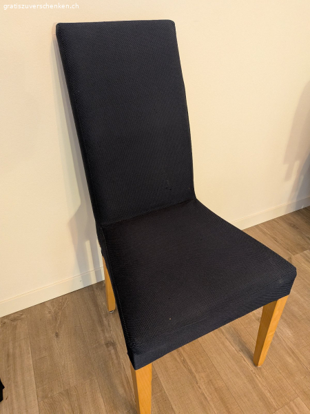 6x Stühle blau