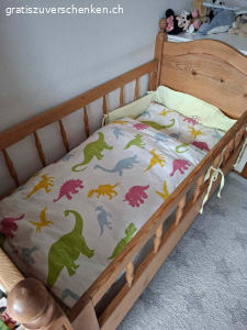 Baby/Kinder Bett mit Inhalt. einfaches und praktisches Baby/Kinderbett mit Inhalt, sehr einfach zum Aufstellen