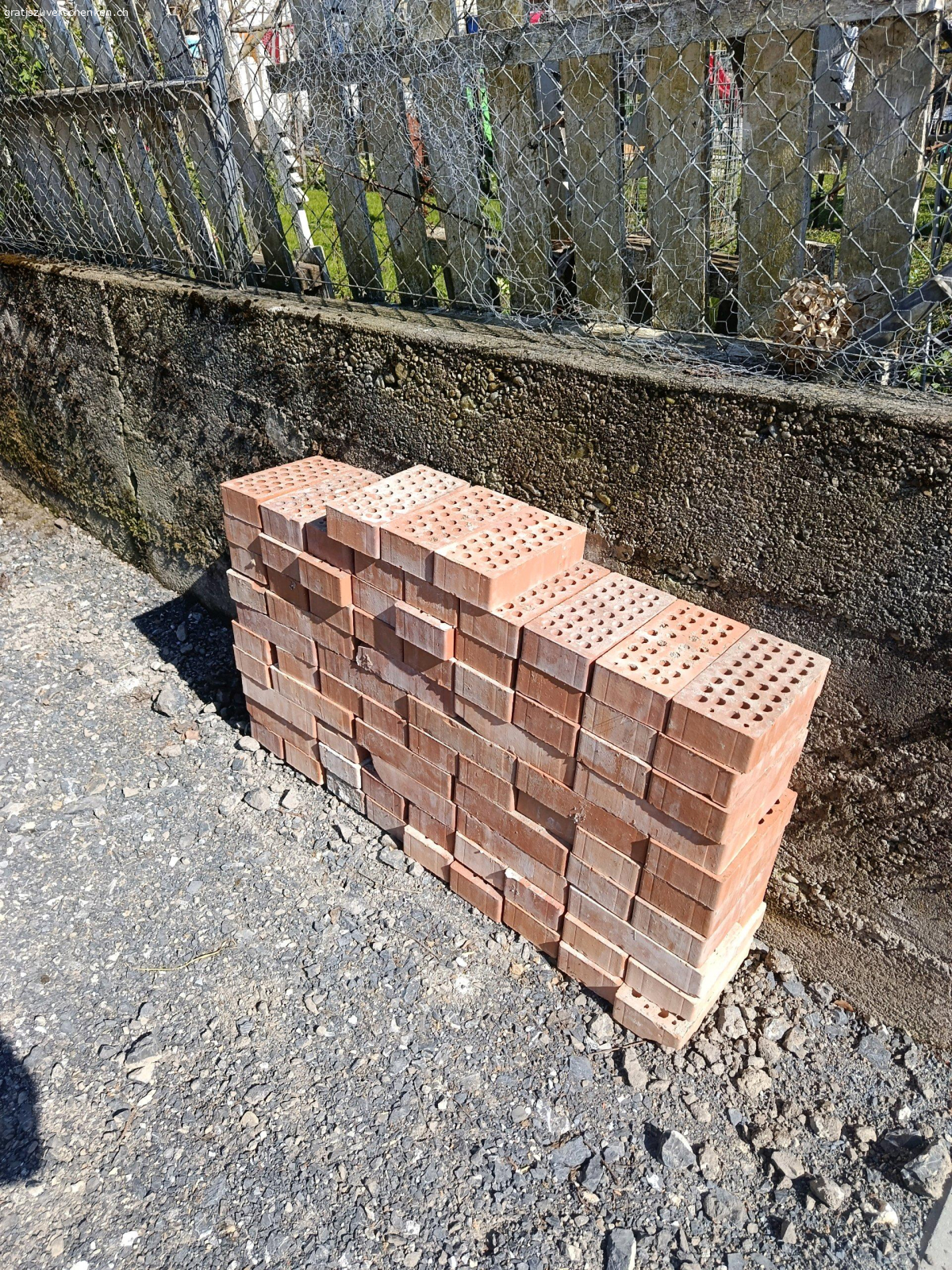 Backsteine. Backsteine so wie auf dem Bild ab zu geben.