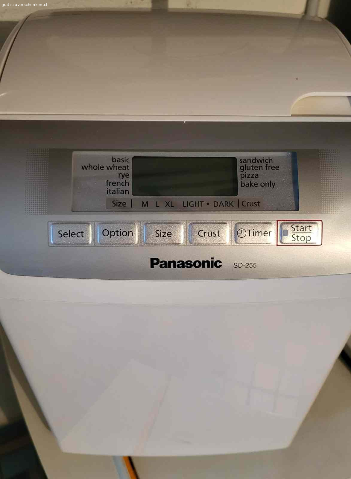 Brotbackautomat. Neu, ungebraucht 
Panasonic SD-255