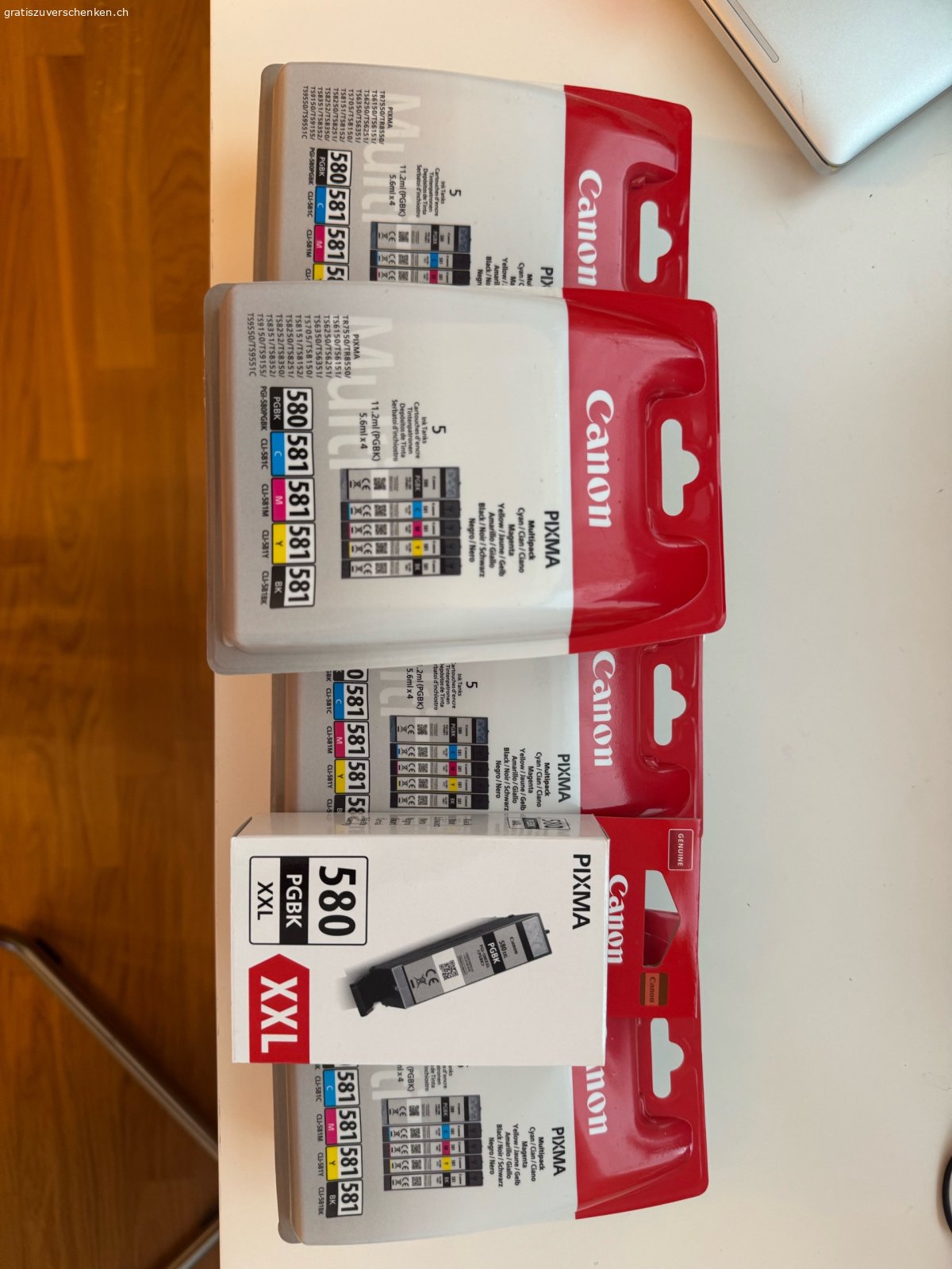Canon Farbdrucker. Canon Farbdrucker inkl. Tintenpatronen gratis abzugeben