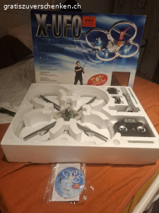 Drohne für Bastler. Leider ist der Akku weg.
Ansonsten vollständig. Vielleicht kann ja noch jemand was damit anfangen.