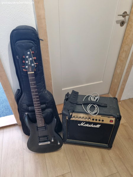 E-Gitarre und Verstärker