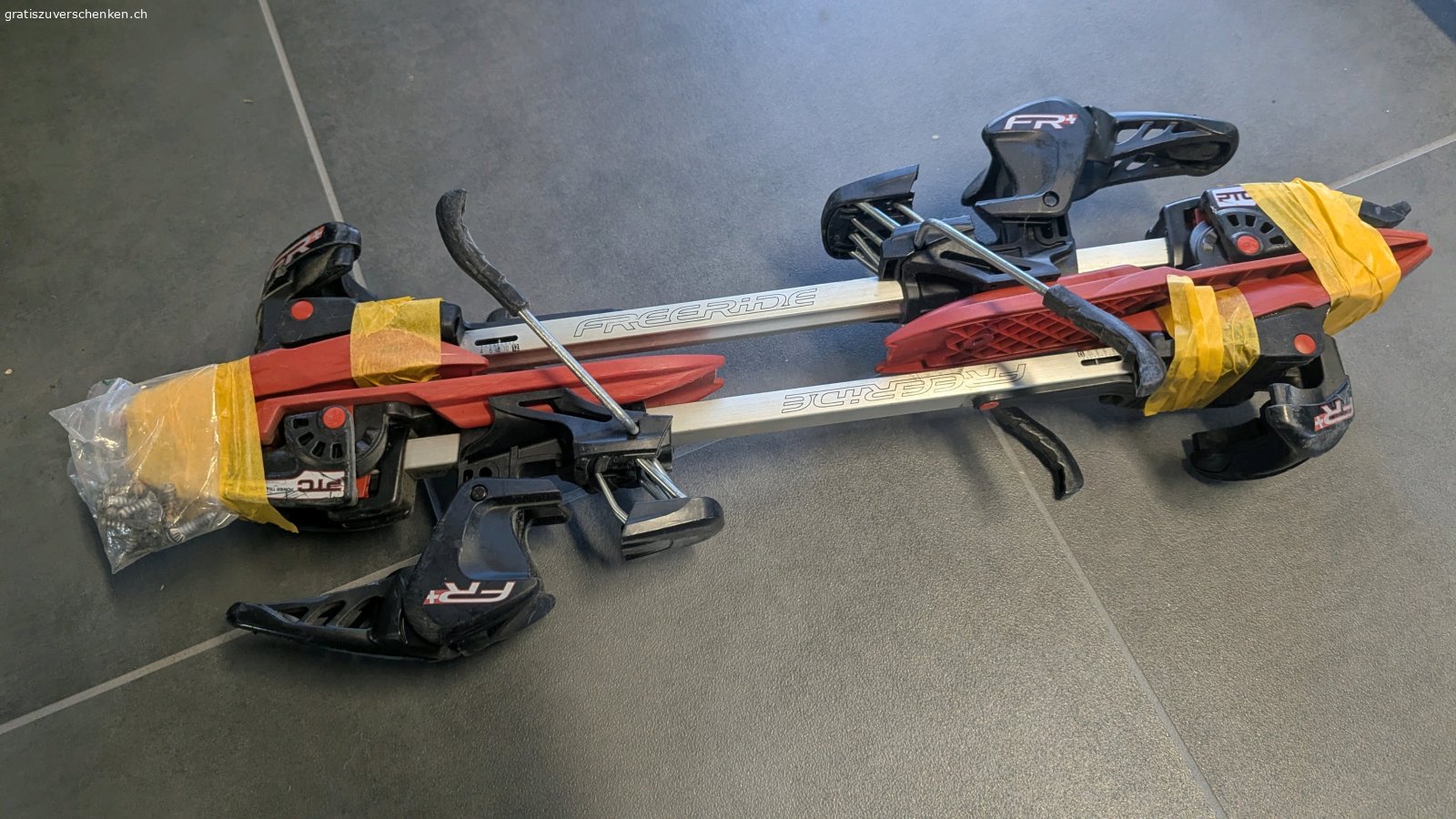 FritschDiamir Freeride Tourenbindung. Viel gebraucht, aber weiterhin voll funktionsfähig.