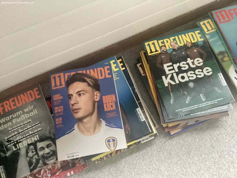 Fussball-Magazin "11 Freunde". 53 Hefte von 2020-2024