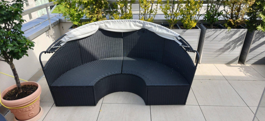 Garten-Lounch inkl. beige Kissen