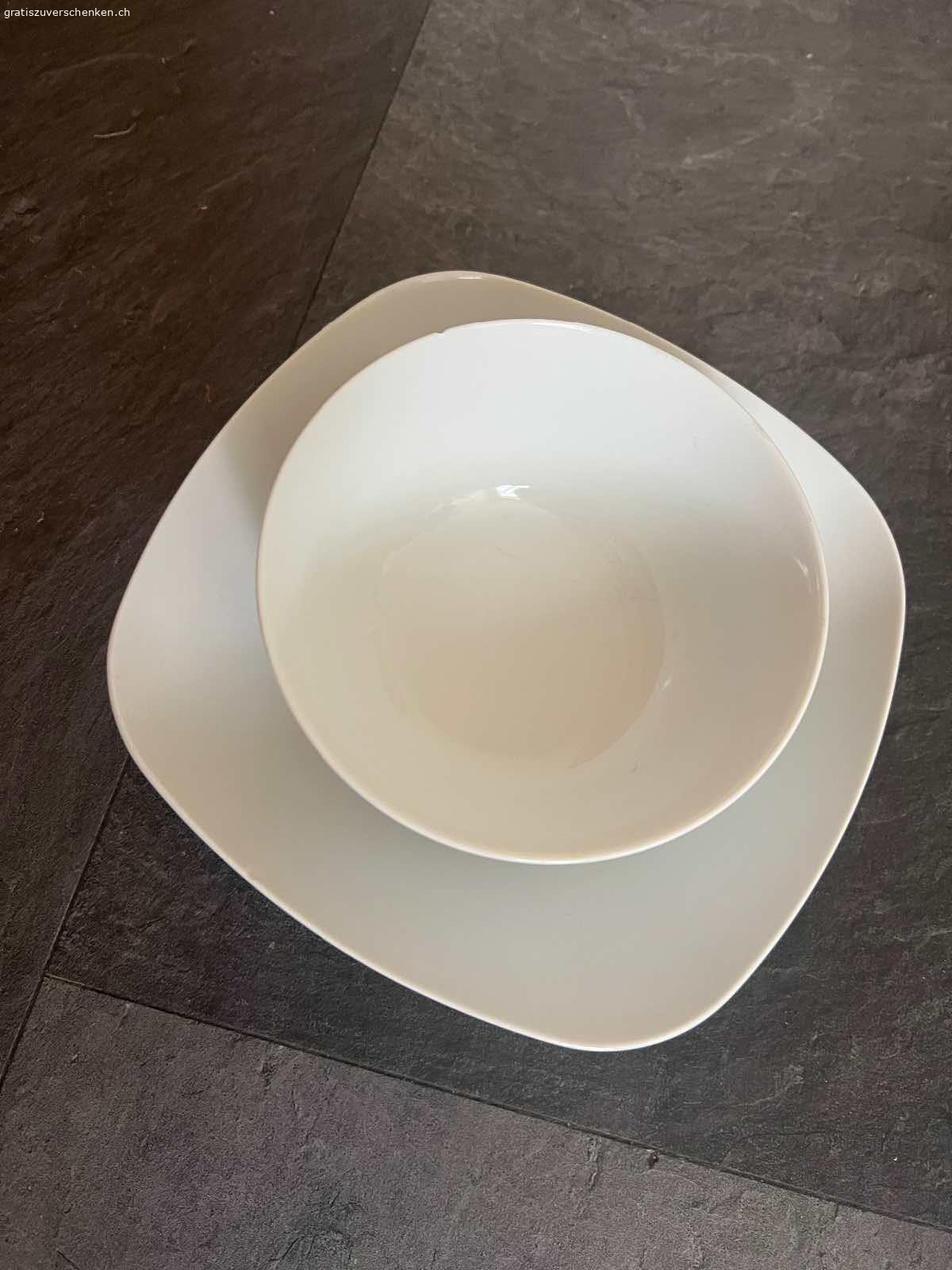 Geschirr abzugeben Schalen. Schalen abzugeben