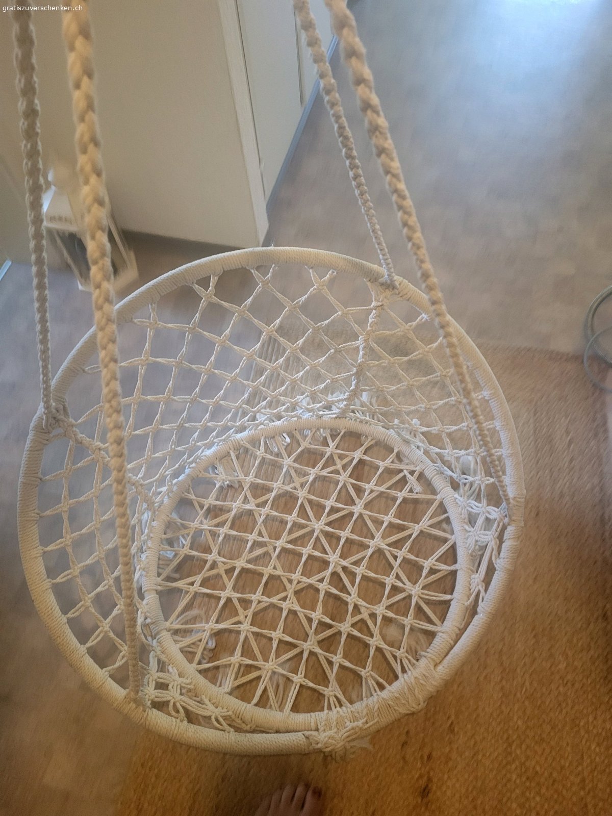 Hängesessel. Hängesessel im Boho Stil zu verschenken.