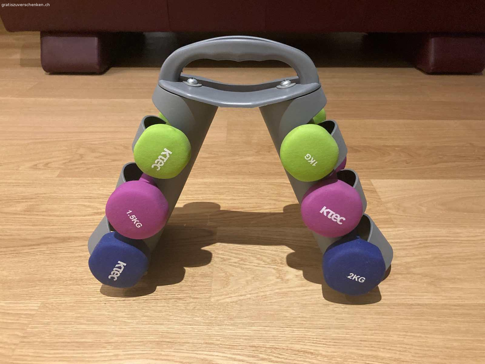 Hanteln für Homeworkouts. 9kg in Total, nur Abholung