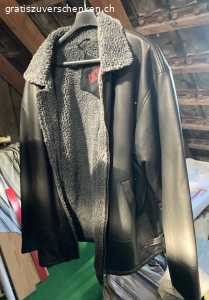 Herren Kunstlederjacke XL