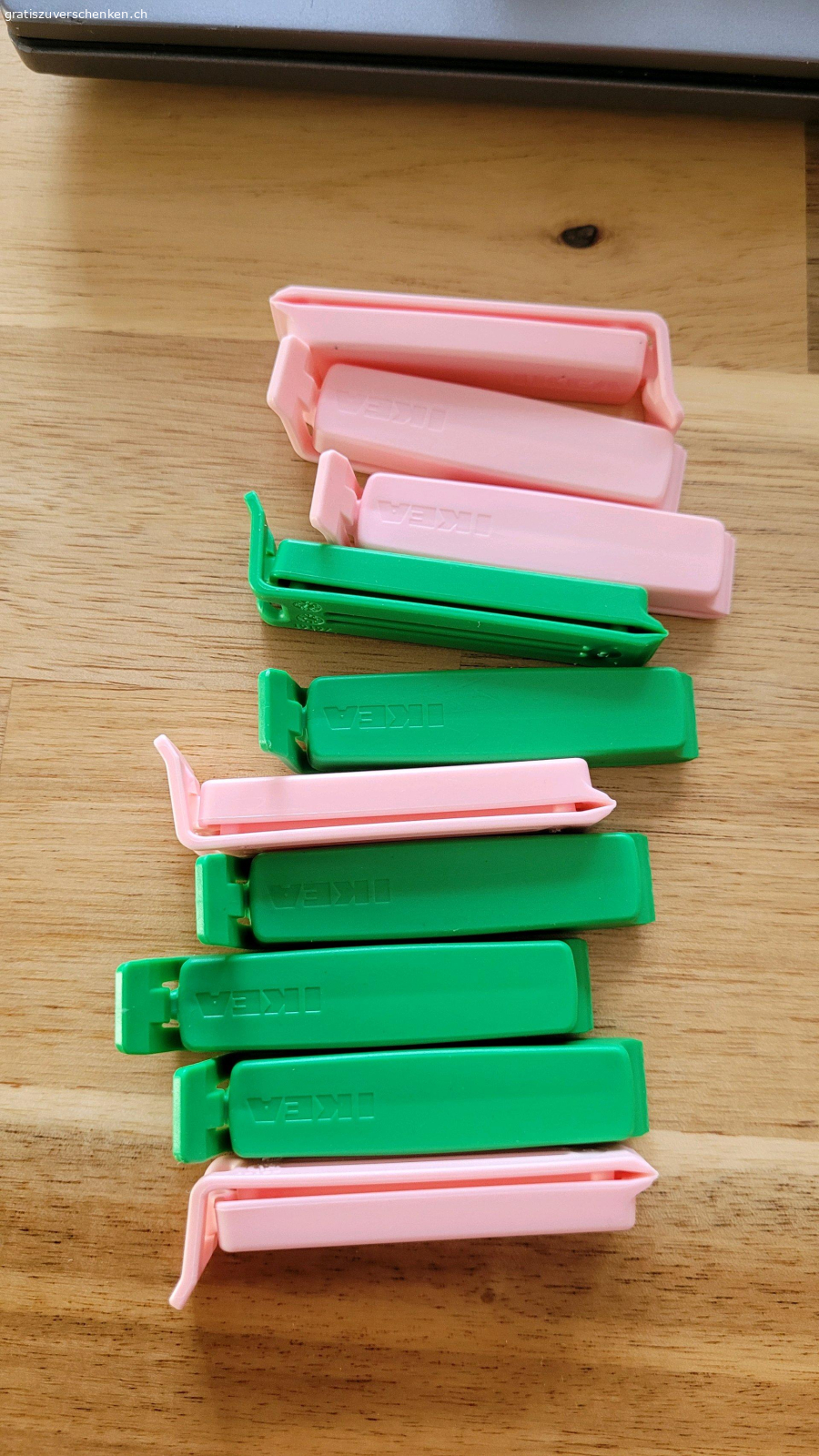 IKEA - Verschlussclips. 10 Verschlussclips 6cm zu verschenken

NEU