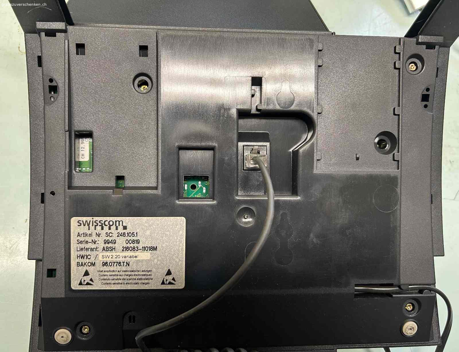 ISDN Telefonapparat Rubin 40. Voll funktionsfähiger Apparat, auf Fabrikeinstellung zurückgesetzt.