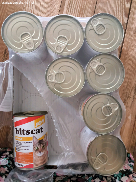 Katzenfutter in Dosen