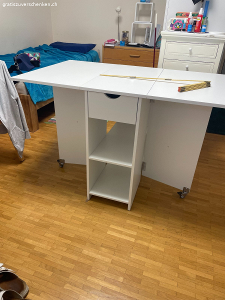 Klapptisch weiss