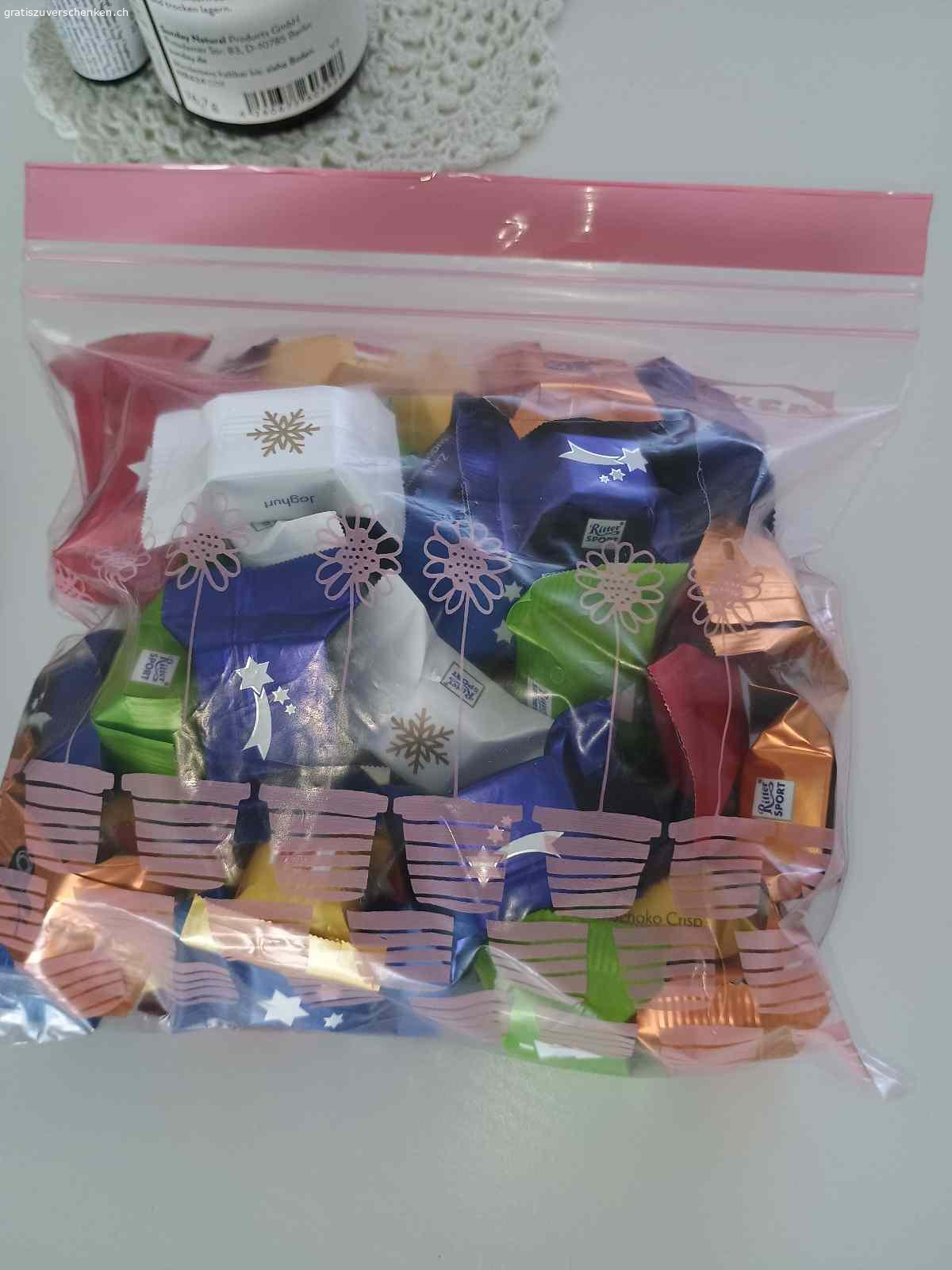 Kleine Schokolade. Schokolade Ritter Sport