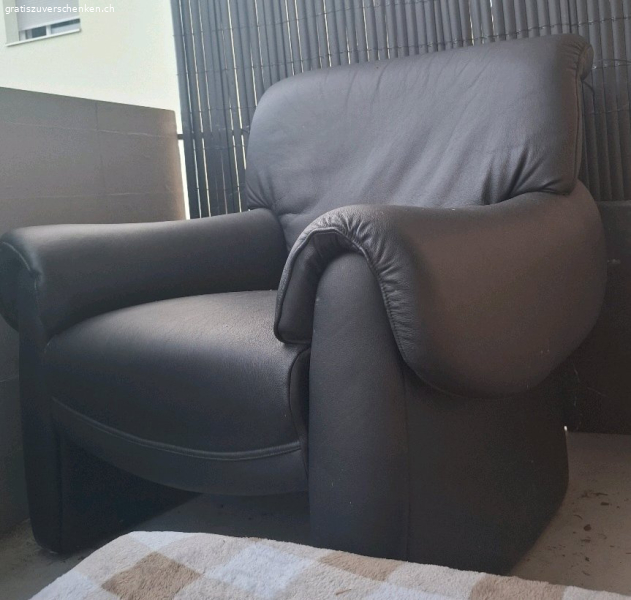 Kunst Leder Sessel