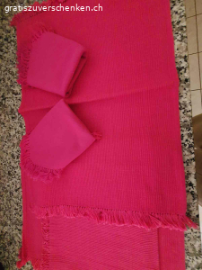 Leinen Tischset mit Servietten