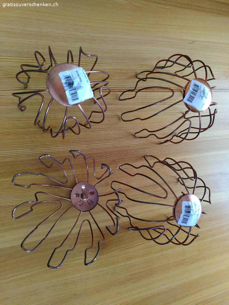 Rinnensieb Kupfer 100 mm, 4 Stück