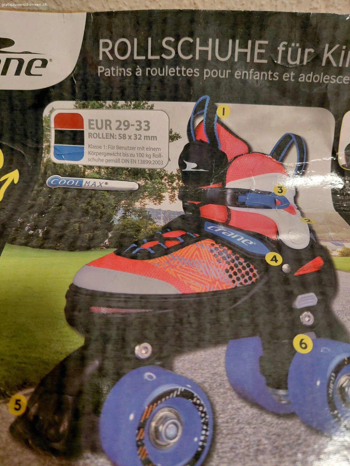 Rollschuhe. Kinder Rollschuhe zu verschenken.
Muss abgeholt werden.