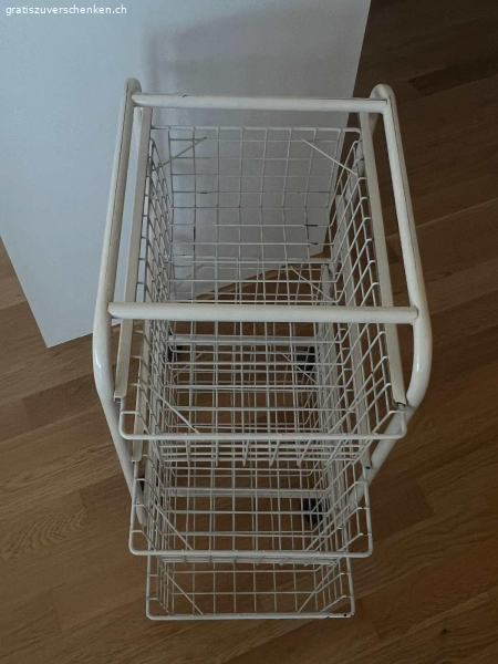 Rollwagen mit Drahtkorbschubladen