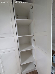 Schrank, 3 Türen, IKEA, weiss, gratis