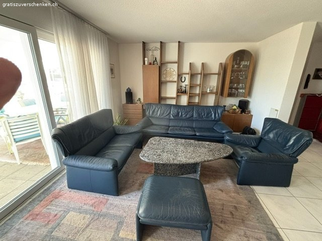 Sofa Kombination, Wohnwand und Salontisch
