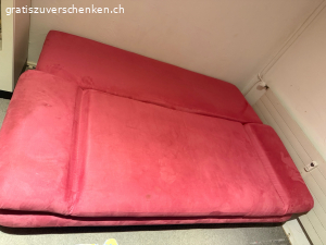 Sofa zu verschenken mit Bettfunktion