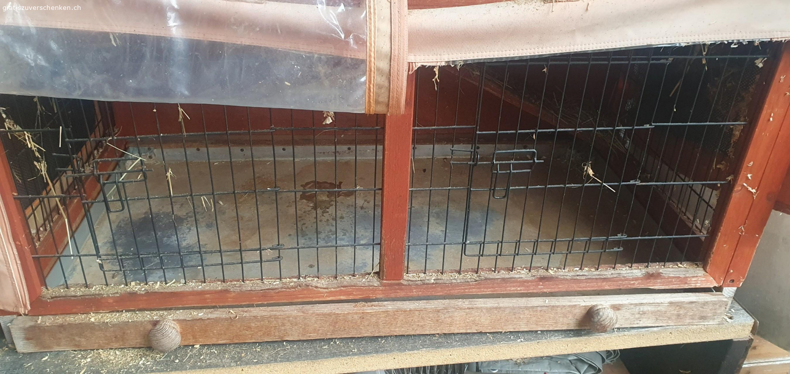 Stall  zu verschenken. stall grob gereinigt
