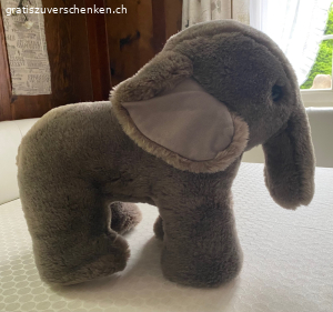 STOFFTIER ELEFANT GRÖSSE CA. 33 CM X 40 CM