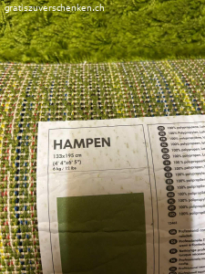 Teppich. Dieser farbenfrohe Teppich, passend zum Frühling, wurde nur im Gästezimmer benutzt. Daher in sehr gutem Zustand. Grösse siehe Photo.