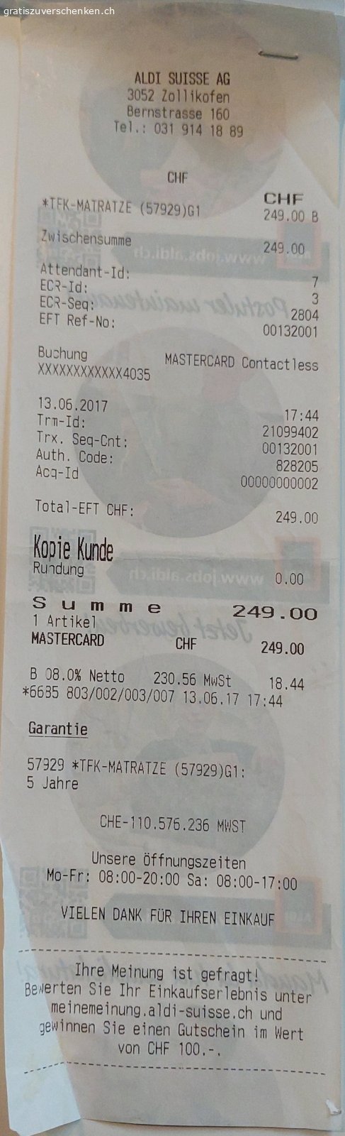 Tonnentaschenfederkernmatratze. Tonnentaschenfederkernmatratze, H3,160x200, für normales Bett (kein Boxspringbett), Bezug waschbar, fleckenlos, Kaufbeleg vorhanden. Muss in Niederwangen abgeholt werden.