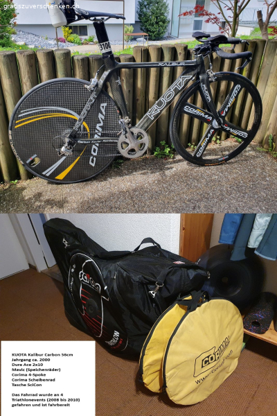 Triathlonvelo abzugeben