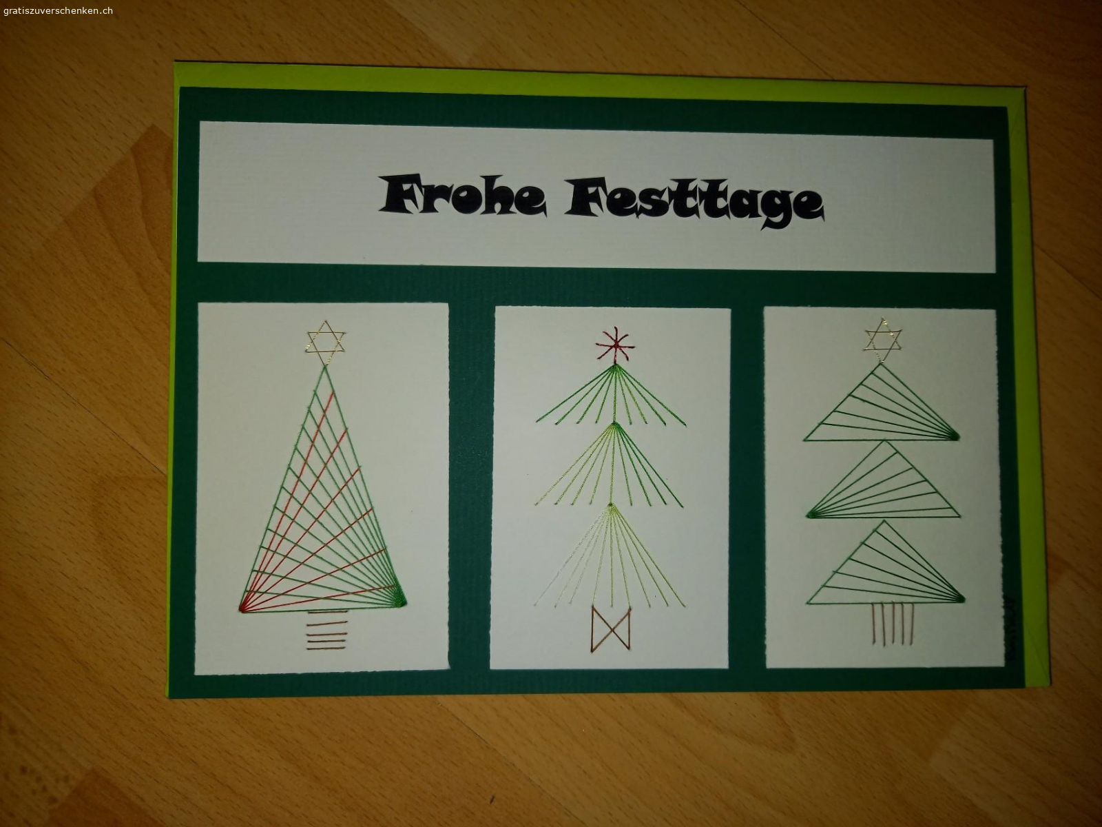 Weihnachtskarten zu verschenken Antiquitäten & Kunst Gratis zu